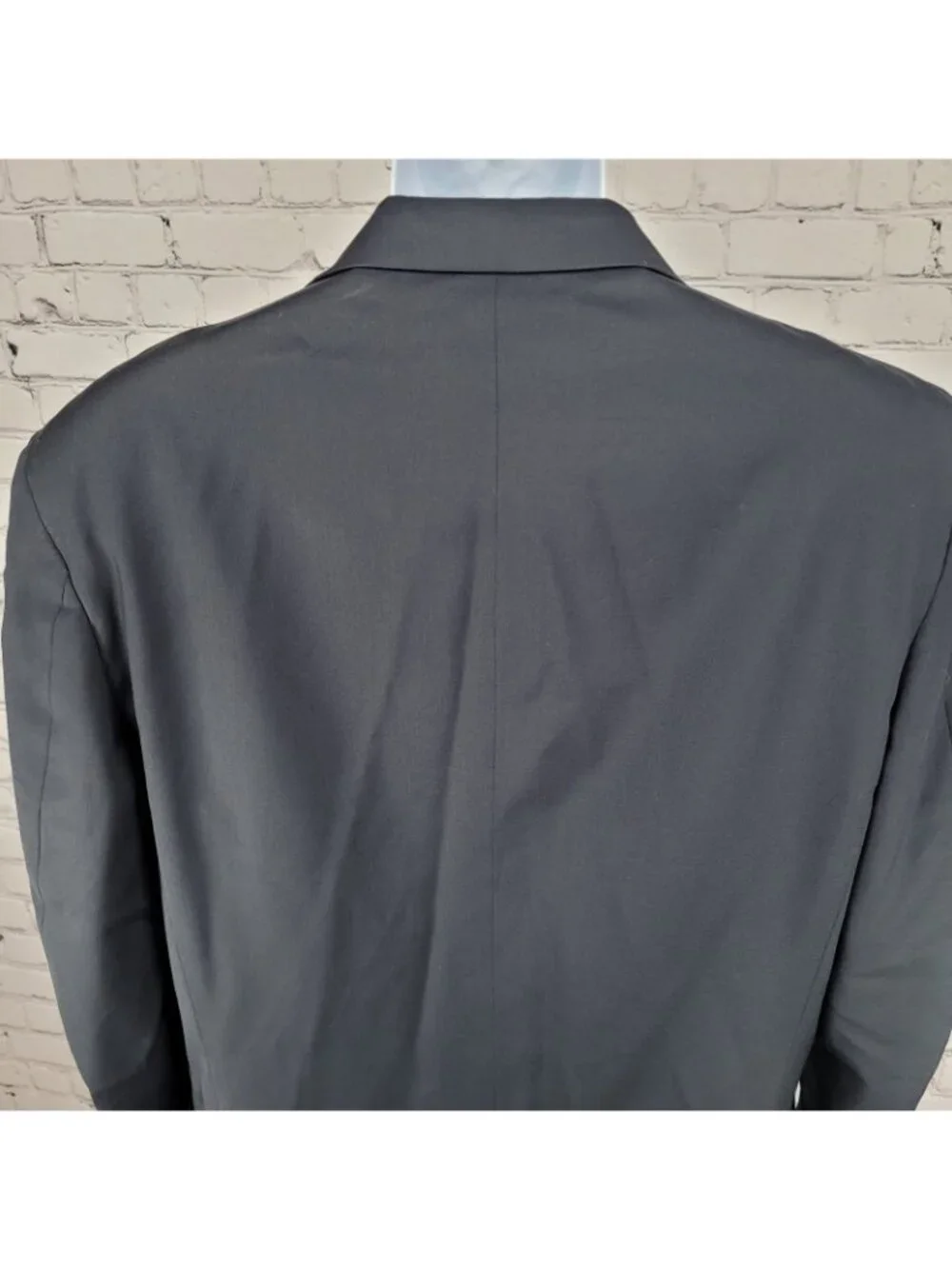 Canali Proposta Navy Blue 100% Wool Notch Lapel Blazer Italy 54L US 44L